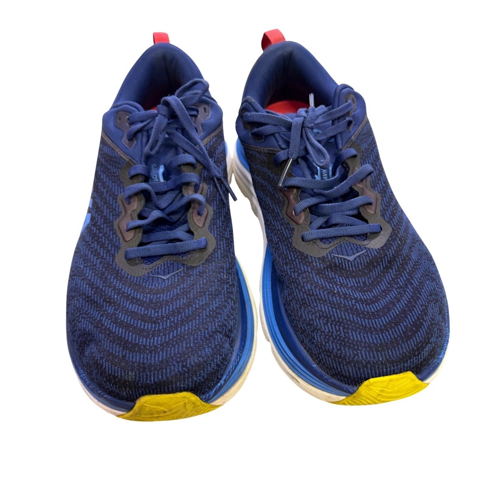 Hoka One One Gaviota 5 Mens 11D Deep Navy Blue Running Shoes 1127929 BBES